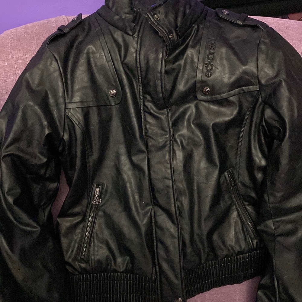 Leather Black Ecko Jacket